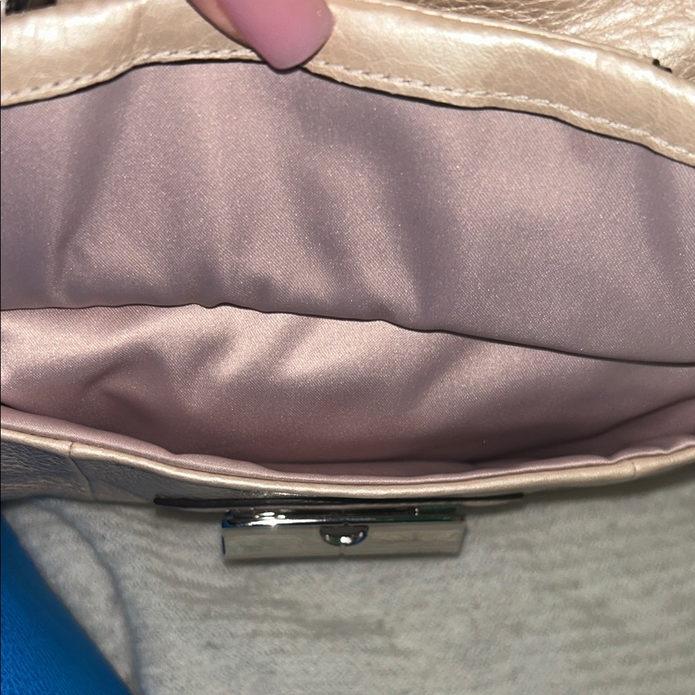 Coach Metallic golden rose Satchel - Picture 8 of 11